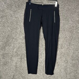 Lululemon Better Together Trouser Size 8 Black Zippered Slim Fit Athleisure Pant